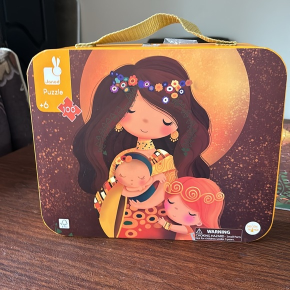 Janod Puzzle Inspired by Gustav Klimt. Like new. Includes carrying case - Picture 2 of 6